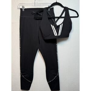 WhiteFox Sports Bra & Legging Set, Size Large